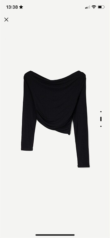 bershka asimetrik bluz