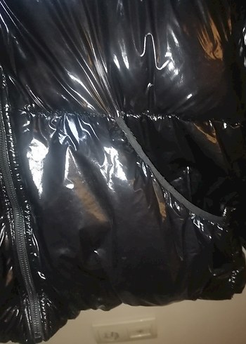 s Beden siyah Renk Şişme mont