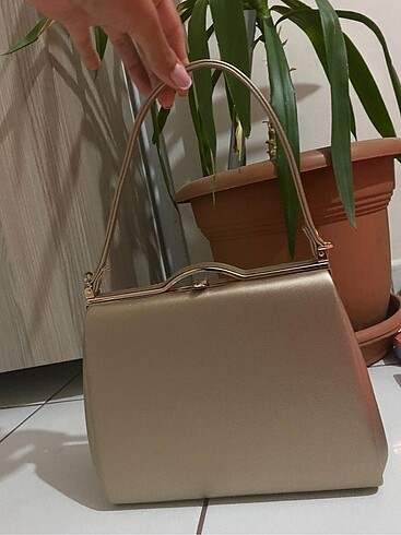 Beden Cs store gold renk kadın çantası