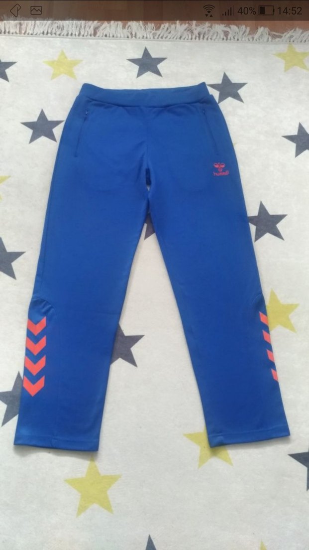 Mavi Hummel Fermuarlı Erkek Eşofman Altı - Görsel 2