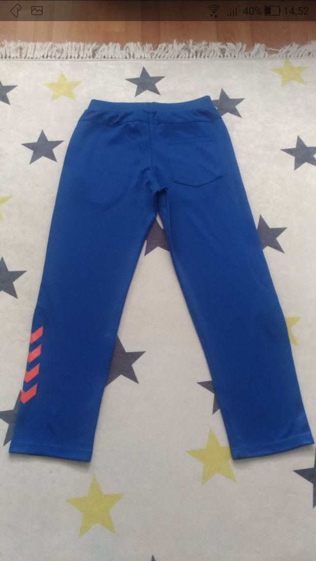 Mavi Hummel Fermuarlı Erkek Eşofman Altı - Görsel 4