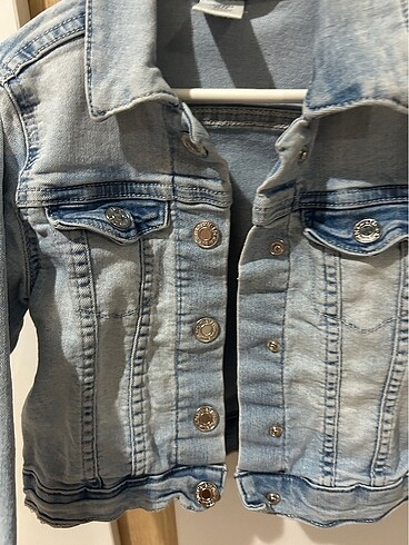 24-36 Ay Beden mavi Renk H&M kot ceket