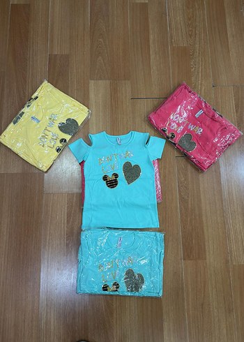 5 li kız çocuk t shirt - Görsel 6