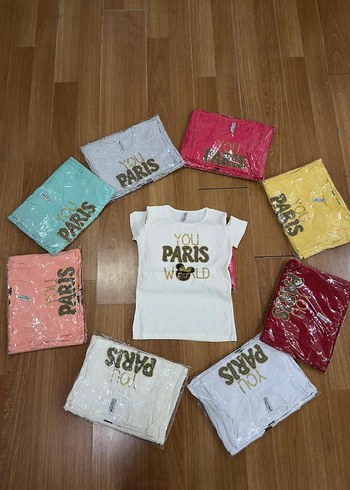 5 li kız çocuk t shirt - Görsel 5