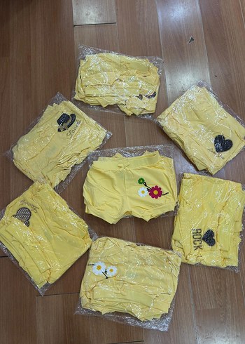 5 li kız çocuk şortu - Görsel 2