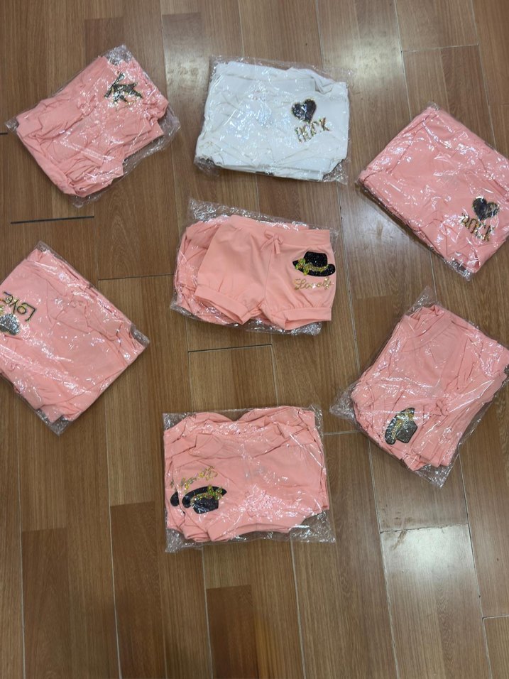 5 li kız çocuk şortu - Görsel 3