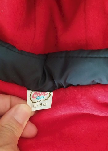 12-18 Ay Beden Kapüşonlu lacivert Erkek Çocuk Mont