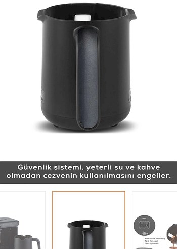  Beden Renk Siyah Kahve Makinesi