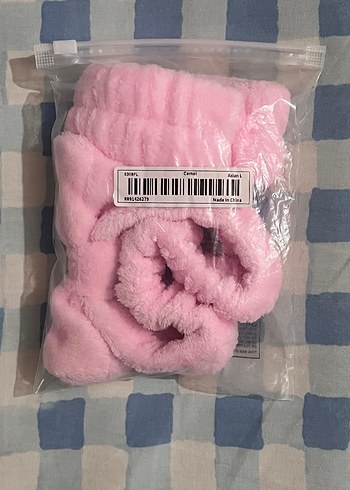 Beden Pembe Yumuşak Elastik Saç Bantları