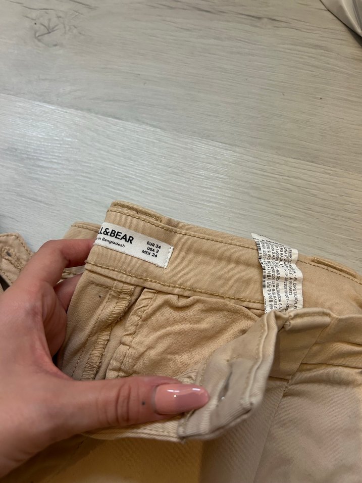 Bej Kadın Pull&Bear Pantolon - Görsel 3