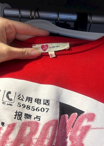 Baskılı Kadın Sweatshirt - Görsel 3