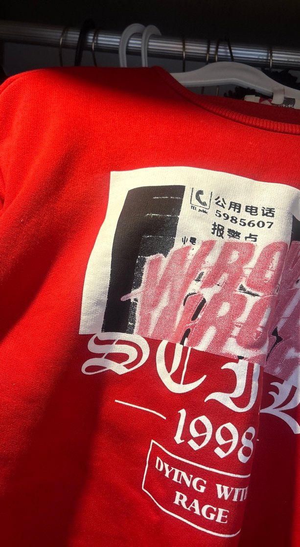 Baskılı Kadın Sweatshirt - Görsel 2