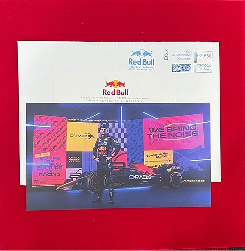 Max Verstappen 2024 İmzalı Kart
