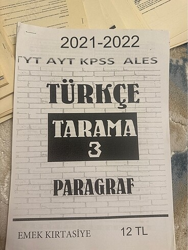 Paragraf türkçe fotokopi