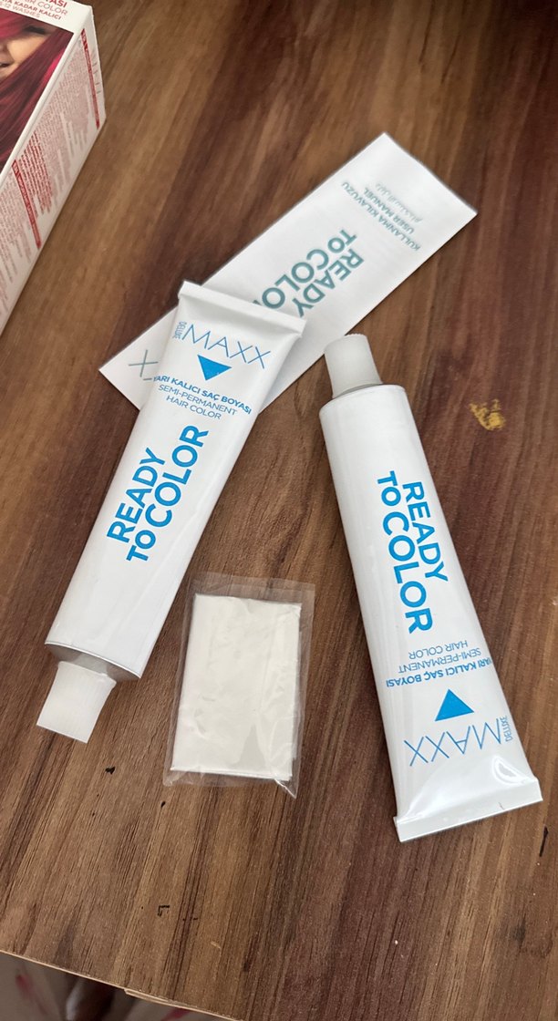 Maxx Deluxe Kırmızı Saç Boyası - Görsel 3