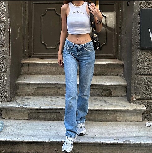 urban outfitters düşük bel jean