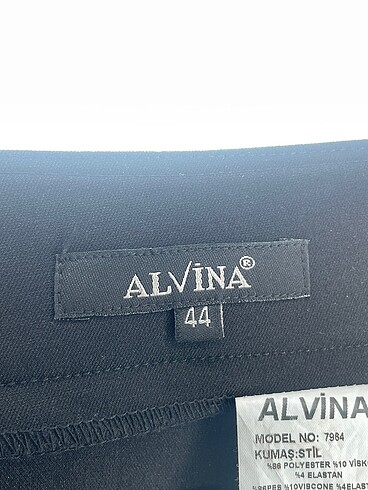 44 Beden siyah Renk Alvina Kumaş Pantolon %70 İndirimli.