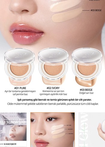 Mishha fondöten SPF 50+ #01 Pure - Görsel 3