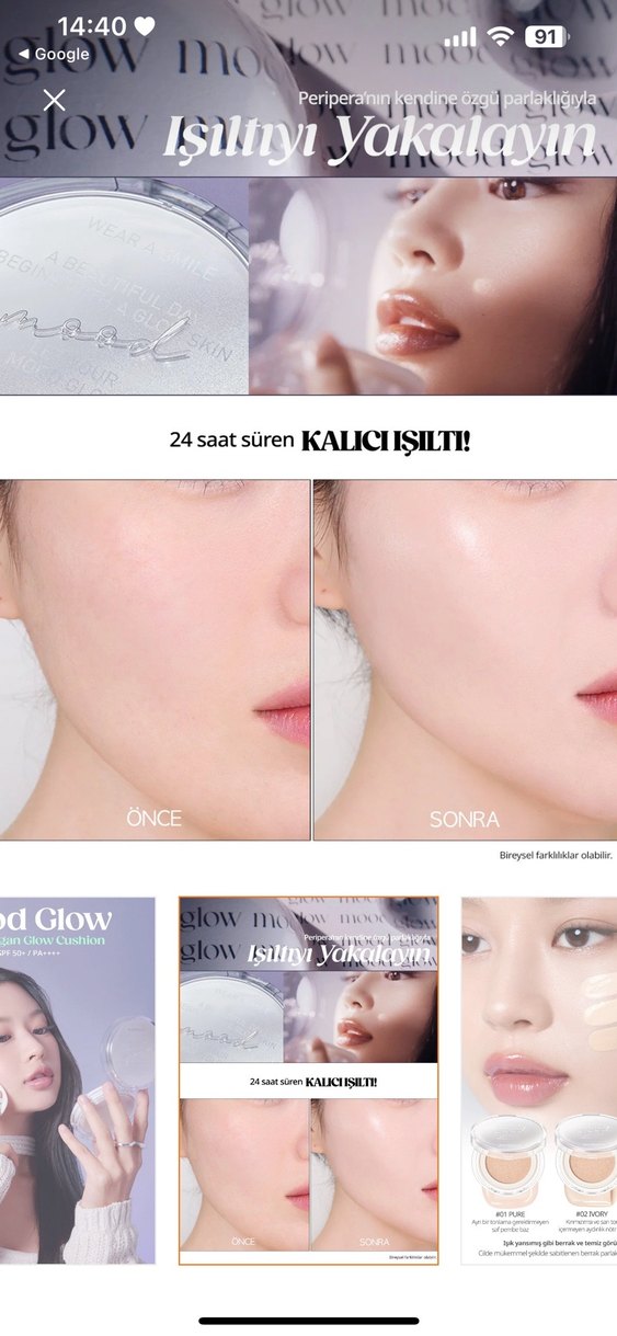 Mishha fondöten SPF 50+ #01 Pure - Görsel 2