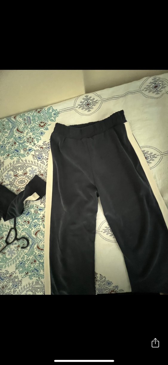 Siyah Fermuarlı Yüksek Yakalı Kadın Eşofman Takımı - Görsel 5