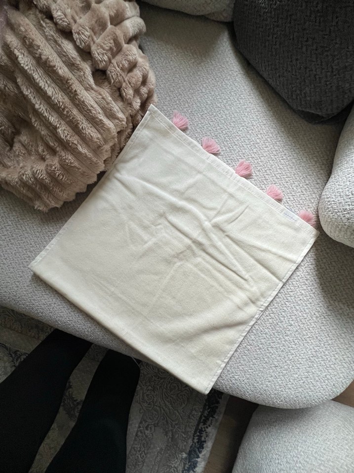 Nakışlı Bohem Beyaz Havlu 2li - Görsel 3