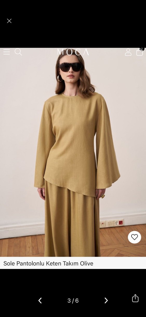Moca Trend Olive  Keten Takım — görsel 2/3