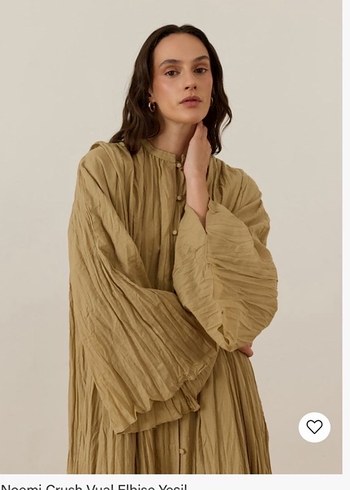 Diğer Moca Trend Crush Elbise Ceviz Rengi
