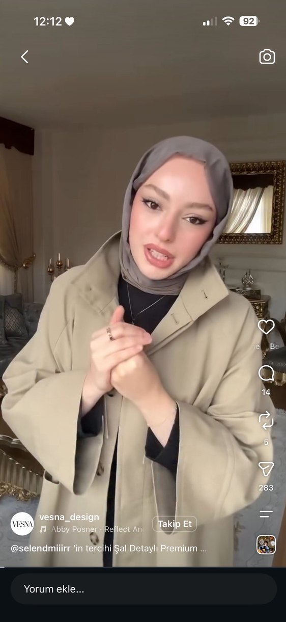 Vesna desing trençkot şal detaylı etiketli — görsel 6/8