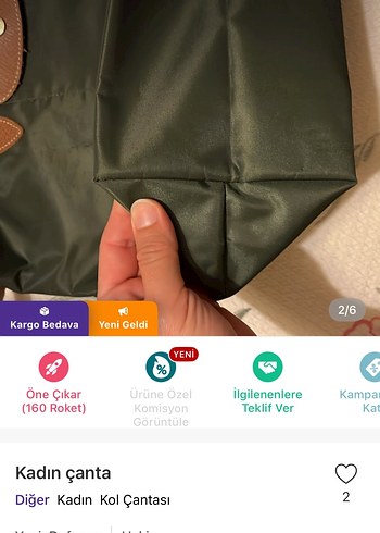 Diğer Kadın kol çantası