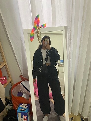 Bershka paraşüt pantolon