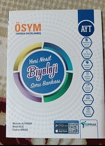 Toprak Yayınları Ayt Biyoloji Soru Bankası 