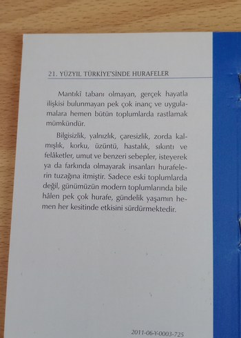 21. Yüzyılda Türkiye'de Hurafeler Kitabı - Görsel 2