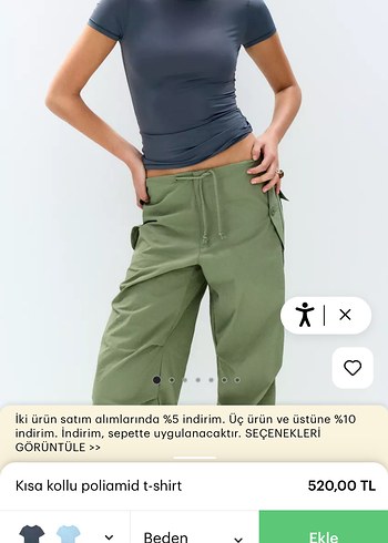Pull and Bear Pull & Bear lacivert crop/baby tee