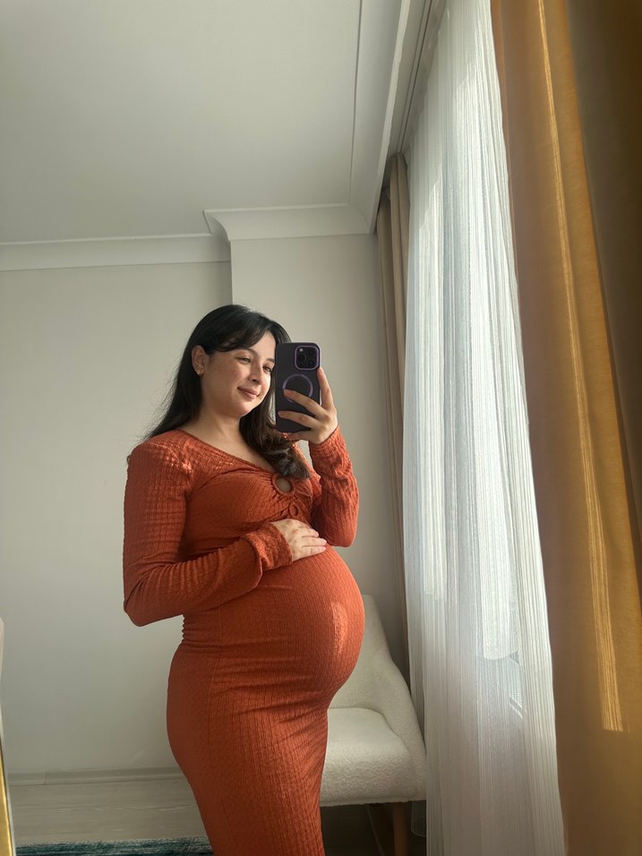 Uzun kollu elbise - Görsel 2