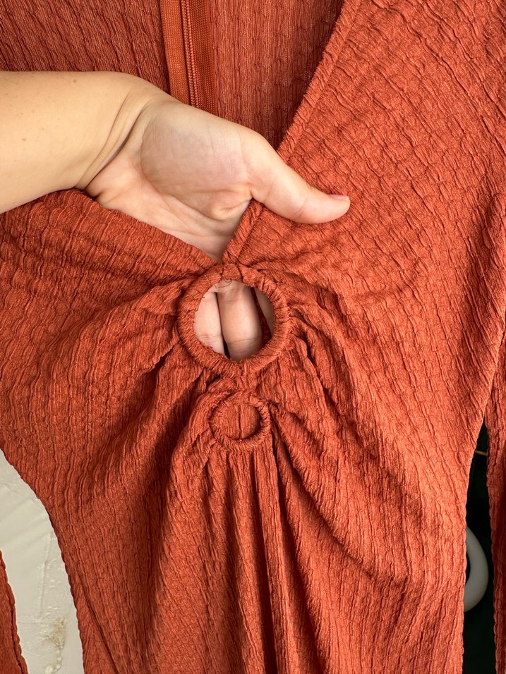 Uzun kollu elbise - Görsel 5