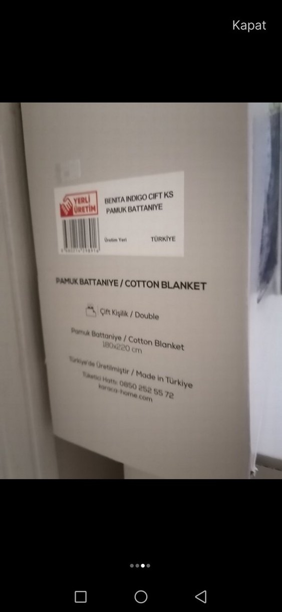 Karaca Home Gri Desenli Pamuklu Masa Örtüsü - Görsel 3