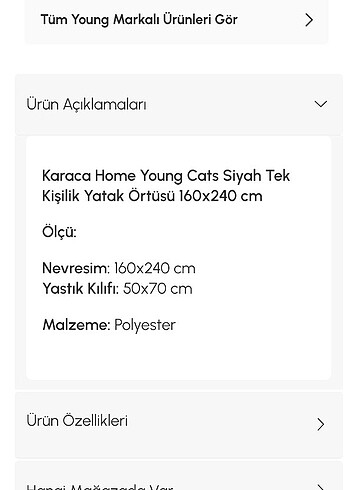 Beden Karaca sıfır tek kişilik yatak örtüsü seti