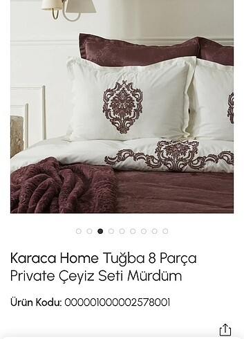Beden Karaca sıfır çift kişilik yatak örtüsü seti