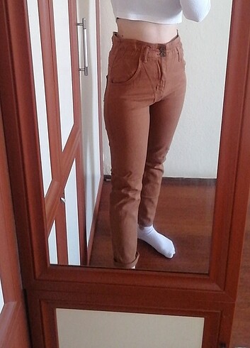 Mom jean pantolon 