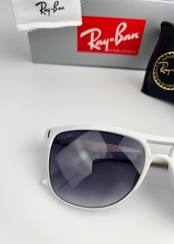 Ray-Ban Beyaz Erkek Klasik Güneş Gözlüğü - Görsel 2