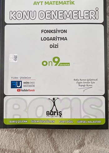 AYT Matematik Konu Denemeleri - Barış Yayınları
