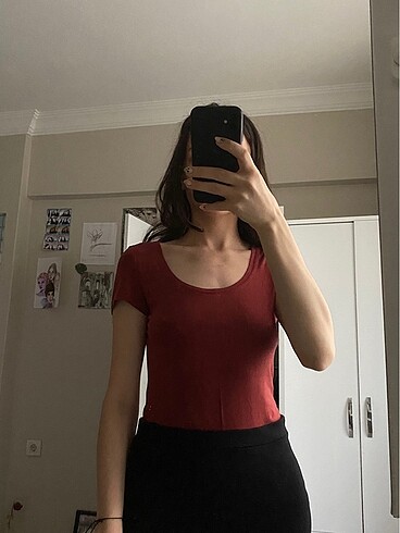 H&M H&M basic tişört