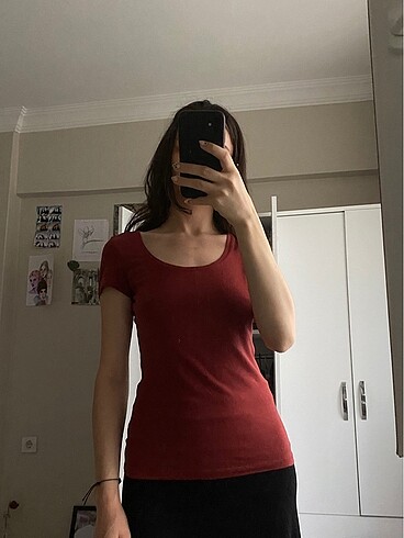 s Beden H&M basic tişört