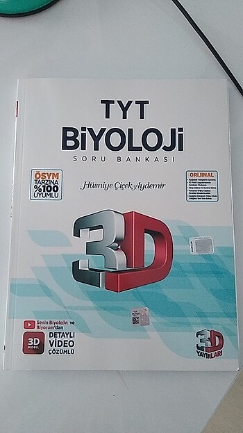 TYT 3D BİYOLOJİ TERTEMİZ SIFIR