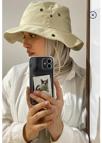 Bej Rengi Minimalist Şapka Safari kovboy şapkası