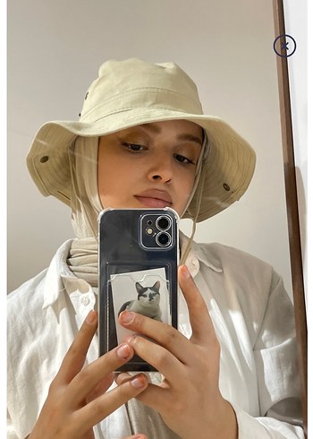 Suud Collection Bej Rengi Minimalist Şapka Safari kovboy şapkası