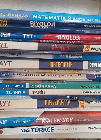 10 - 15 - 20 TL Lise -Ortaokul test kitapları