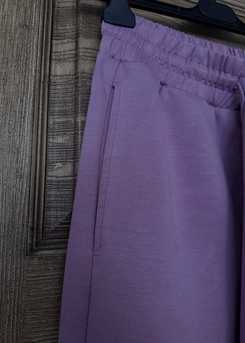 Mor Rahat Kesim Kadın Eşofman Takımı - Görsel 5