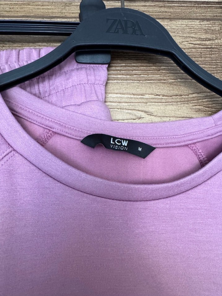 Mor Rahat Kesim Kadın Eşofman Takımı - Görsel 3