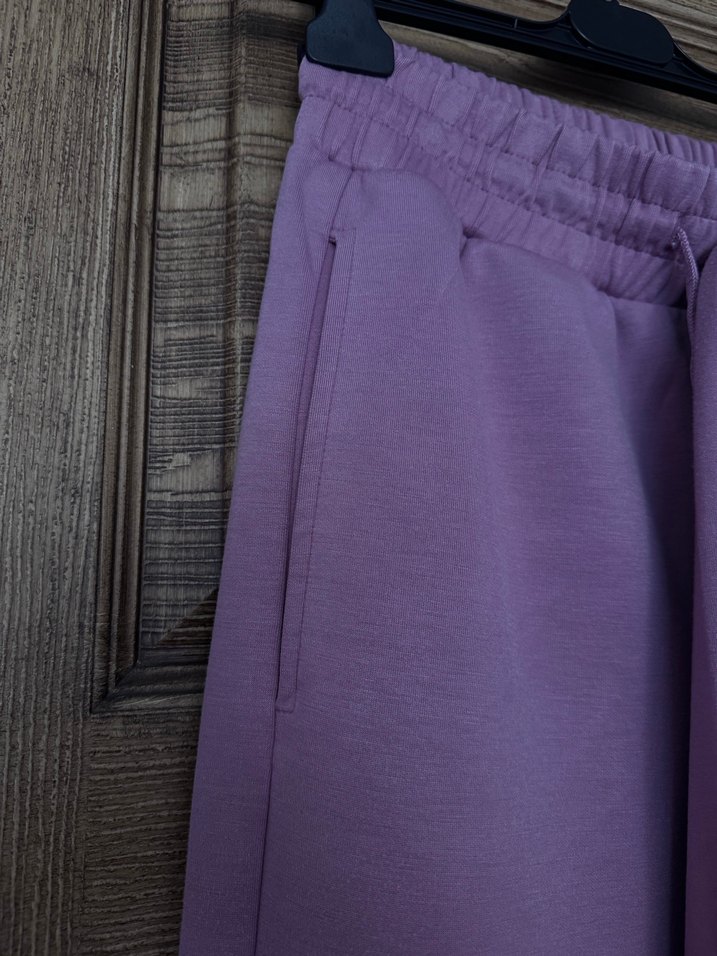 Mor Rahat Kesim Kadın Eşofman Takımı - Görsel 5